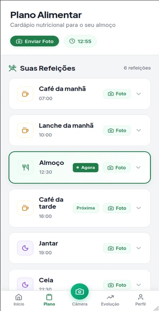 Plano Alimentar no Aplicativo Zelia Helena Plano Alimentar no Aplicativo Zelia Helena